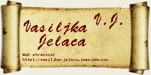 Vasiljka Jelača vizit kartica